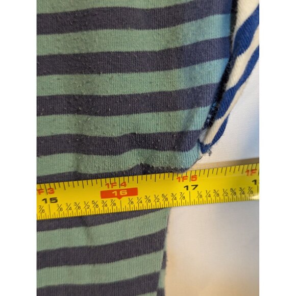 Matilda Jane Walkabout Blue Striped Dress With Floral Insets Size S - Picture 5 of 7